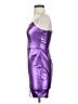 Bear Dance Metallic Purple Cocktail Dress Size S - photo 5