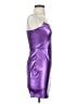 Bear Dance Metallic Purple Cocktail Dress Size S - photo 4
