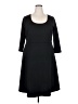 Old Navy Solid Black Casual Dress Size 2X - photo 1