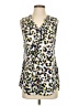 CAbi 100% Polyester Yellow Sleeveless Blouse Size S - photo 1