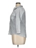 Talbots Gray 3/4 Sleeve Button-Down Shirt Size XL - photo 5