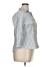 Talbots Gray 3/4 Sleeve Button-Down Shirt Size XL - photo 4