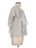 Moulinette Soeurs 100% Silk Gray Blouse Size 10 - photo 4