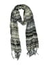 Unbranded Chevron-herringbone Gray Brown Scarf One size - photo 1