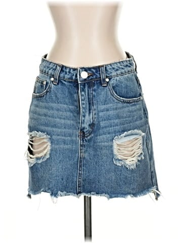 TOBI Denim Skirt (view 1)