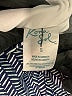 Kona Sol Chevron-herringbone Blue Swimsuit Top Size S - photo 3