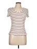 Glitz Ivory Short Sleeve Top Size L - photo 1