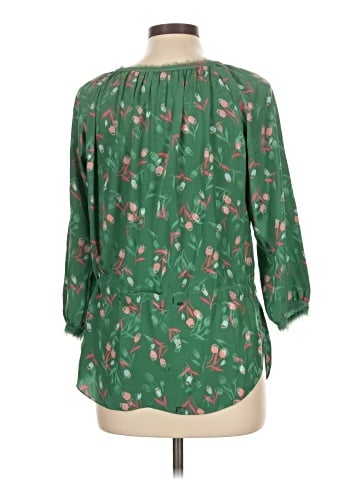 Rebecca Taylor 3/4 Sleeve Silk Top (view 2)