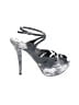 Stuart Weitzman Animal Print Silver Blue Heels Size 8 1/2 - photo 1