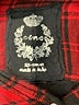 Cino 100% Viscose Plaid Red Long Sleeve Button-Down Shirt Size XXS - photo 7