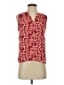 Ann Taylor LOFT 100% Polyester Red Sleeveless Blouse Size XS - photo 1