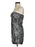 Trixxi 100% Polyester Animal Print Silver Cocktail Dress Size S - photo 5