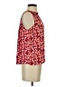 Ann Taylor LOFT 100% Polyester Red Sleeveless Blouse Size XS - photo 4