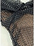 Self-Portrait Metallic Black Cocktail Dress Size 0 - photo 4