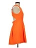 Clove 100% Polyester Solid Orange Cocktail Dress Size 4 - photo 4