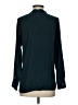 Ann Taylor LOFT 100% Polyester Teal Long Sleeve Blouse Size XS - photo 2