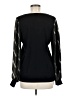 Chico's Black Long Sleeve Blouse Size Med (1) - photo 2