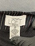 Ann Taylor LOFT Stripes Black Formal Skirt Size 10 - photo 4