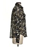 FRNCH 100% Polyester Print Gold Long Sleeve Blouse Size S - photo 4