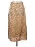 Forever 21 100% Polyester Animal Print Tan Casual Skirt Size L - photo 1