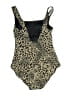Gabar Animal Print Gold One Piece Swimsuit Size 8 - photo 2