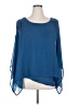 Alyx 100% Polyester Blue 3/4 Sleeve Blouse Size 2X - photo 1