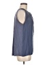 sweet grey 100% Polyester Blue Sleeveless Blouse Size M - photo 4