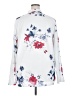 Unbranded Floral White Long Sleeve Blouse Size 2X (estimated) - photo 2