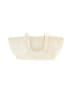 FURLA Solid Ivory Leather Shoulder Bag One size - photo 3