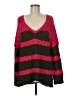 Free People Stripes Red Pullover Sweater Size M - photo 1