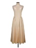 Unbranded Solid Tan Cocktail Dress Size S - photo 2