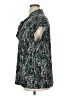 Anne Klein Animal Print Teal Short Sleeve Blouse Size XL (estimated) - photo 5