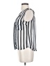 Timing 100% Polyester Silver Sleeveless Blouse Size S - photo 5