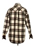Staccato Plaid Brown Fleece Size S - photo 2