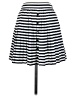Candie's Stripes Black Casual Skirt Size XS - photo 1