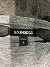 Express Solid Gray Casual Dress Size S - photo 7
