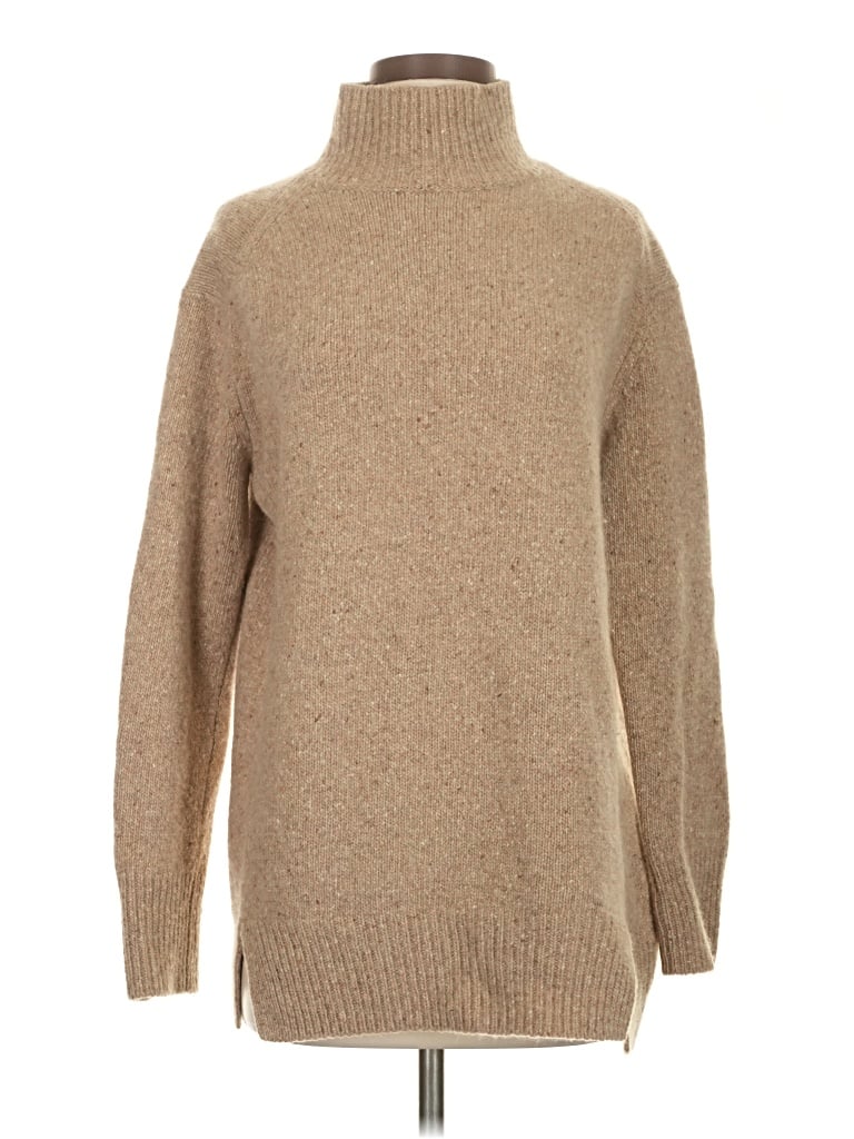 Pre-owned Vince Cashmere Pullover Sweater In Brown
