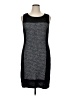 St. John Collection Tweed Gray Cocktail Dress Size 14 - photo 1
