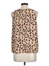 A New Day 100% Polyester Tan Sleeveless Blouse Size L - photo 2