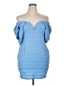PrettyLittleThing Blue Cocktail Dress Size 14 - photo 1