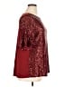 IMAN Burgundy 3/4 Sleeve Top Size 1X - photo 4