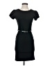 Moa U.S.A. Solid Black Casual Dress Size S - photo 1