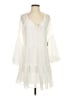 Vince Camuto 100% Polyester White Casual Dress Size XS - photo 1