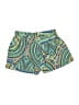 Tyche 100% Polyester Paisley Green Shorts Size L - photo 2