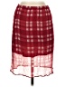 J.Crew 100% Cupro Plaid Red Casual Skirt Size XS - photo 1