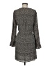Ann Taylor LOFT 100% Polyester Gray Casual Dress Size M - photo 2