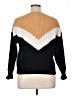 Unbranded 100% Polyester Chevron-herringbone Black Pullover Sweater Size XXL (estimated) - photo 2