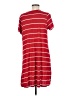 Jess Lea Stripes Red Casual Dress Size M - photo 2