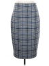 Express Plaid Blue Formal Skirt Size S - photo 1