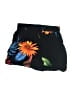 Unbranded 100% Viscose Tropical Black Shorts Size Sm - Med - photo 2